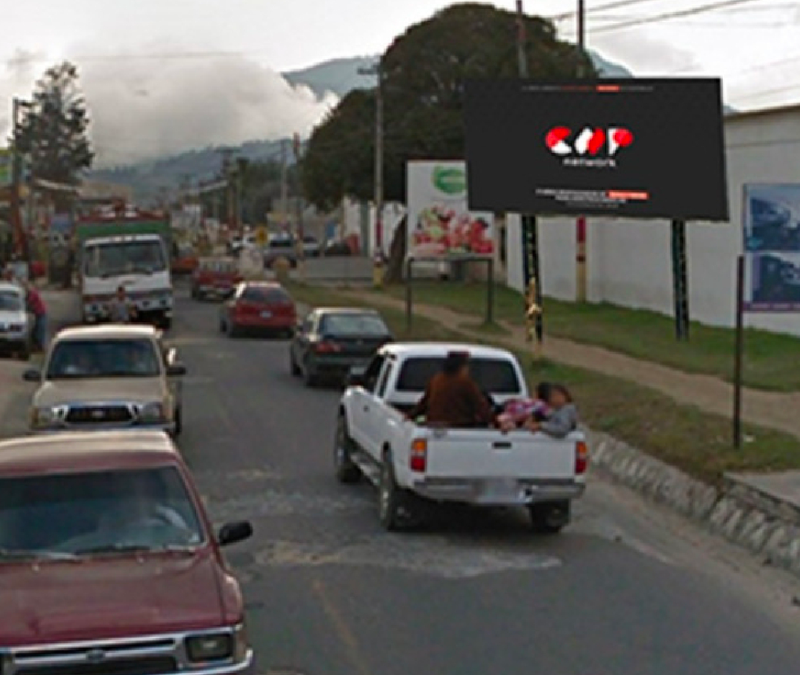Carretera a Quetzaltenango desde Olintepeque